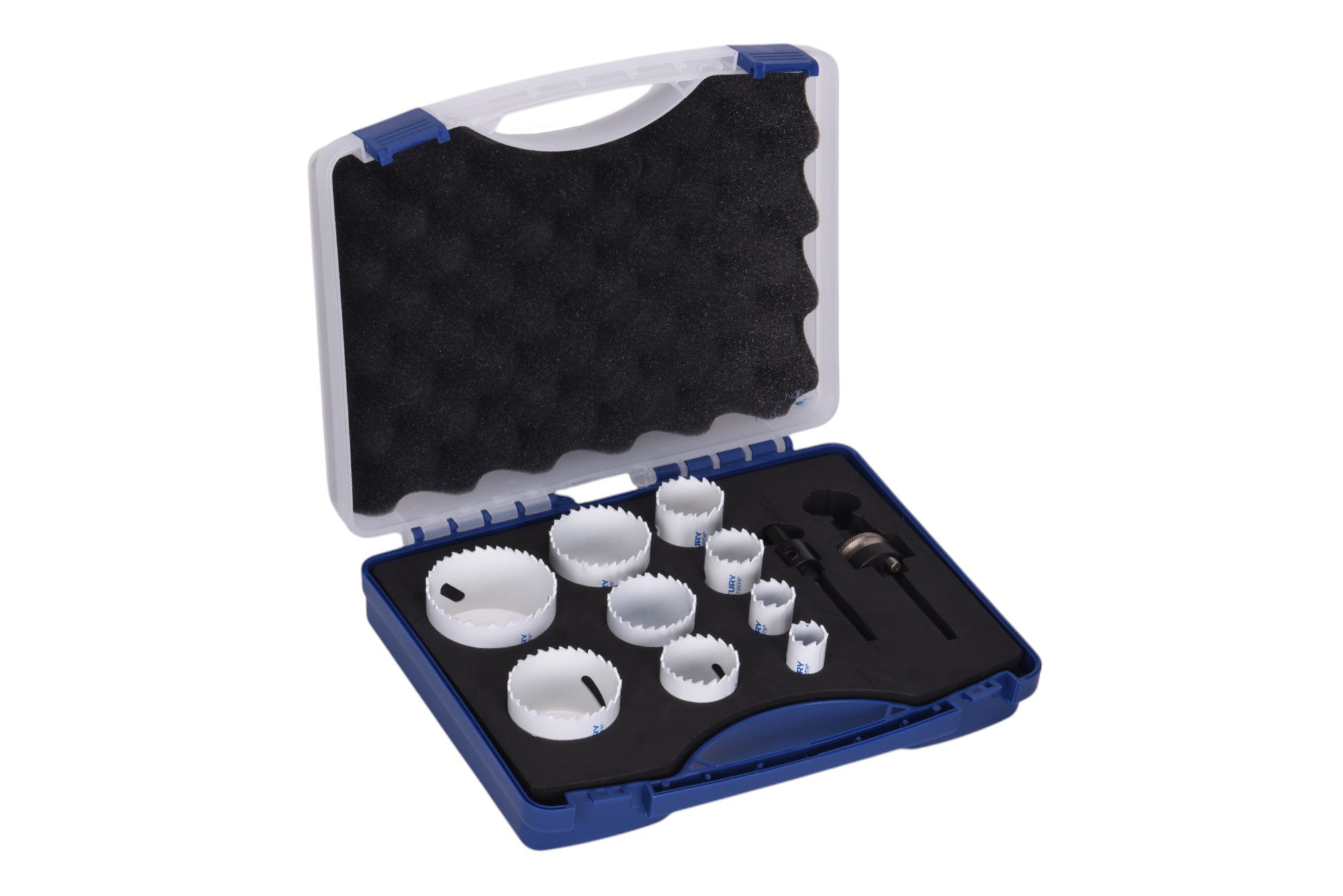 13-Piece Shark Tooth Bi-Metal Hole Saw Set | Cuts Metal, Wood