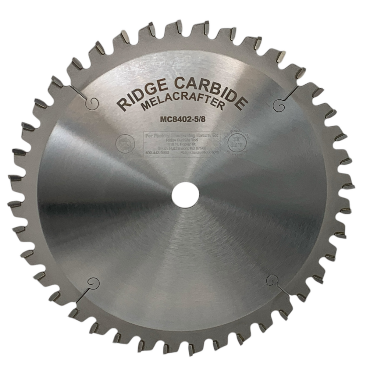 8" x 40T HiATB -5 Hk .087 / .125" Melacrafter