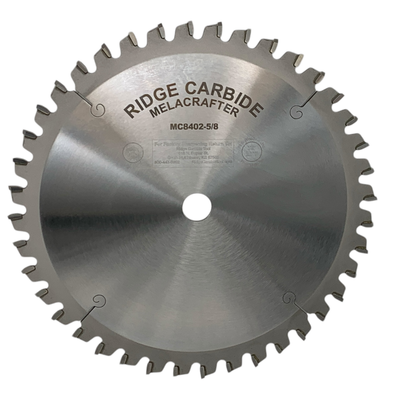 8" x 40T HiATB -5 Hk .087 / .125" Melacrafter