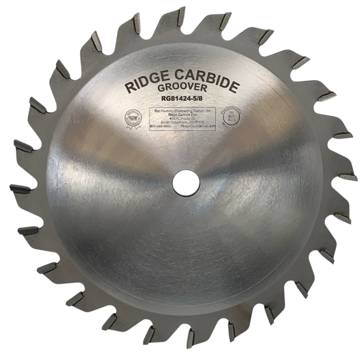 8" x 1/4" Kerf x 24T STR x +10 Hook .200" Plate Groover