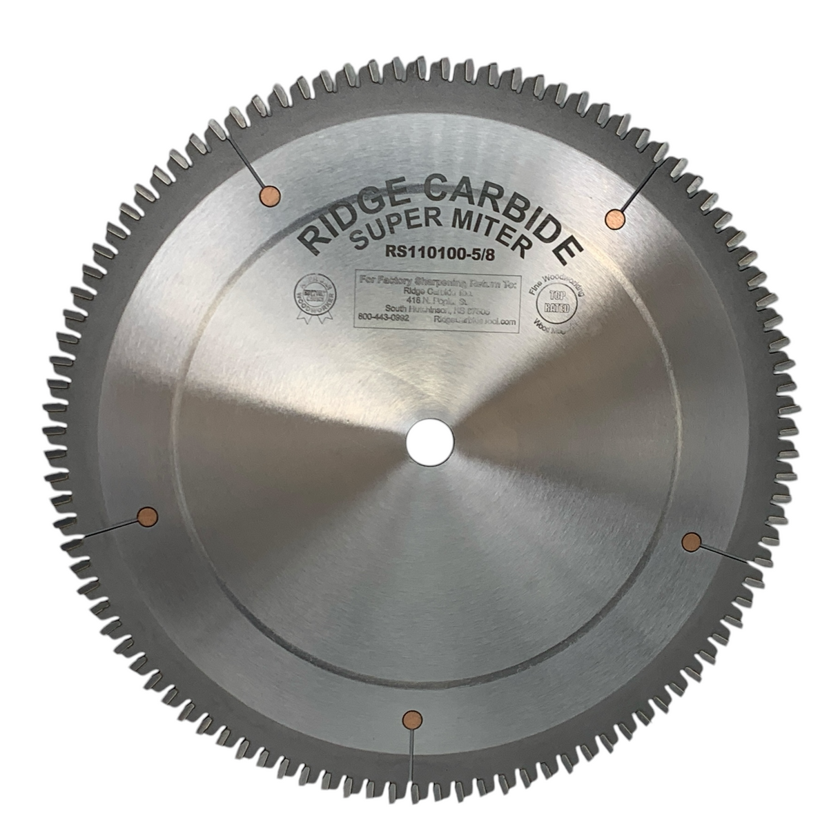 10" X 100T Cross-Cutting Miter / Radial Saw Blade for Wood (RS1000-AR)