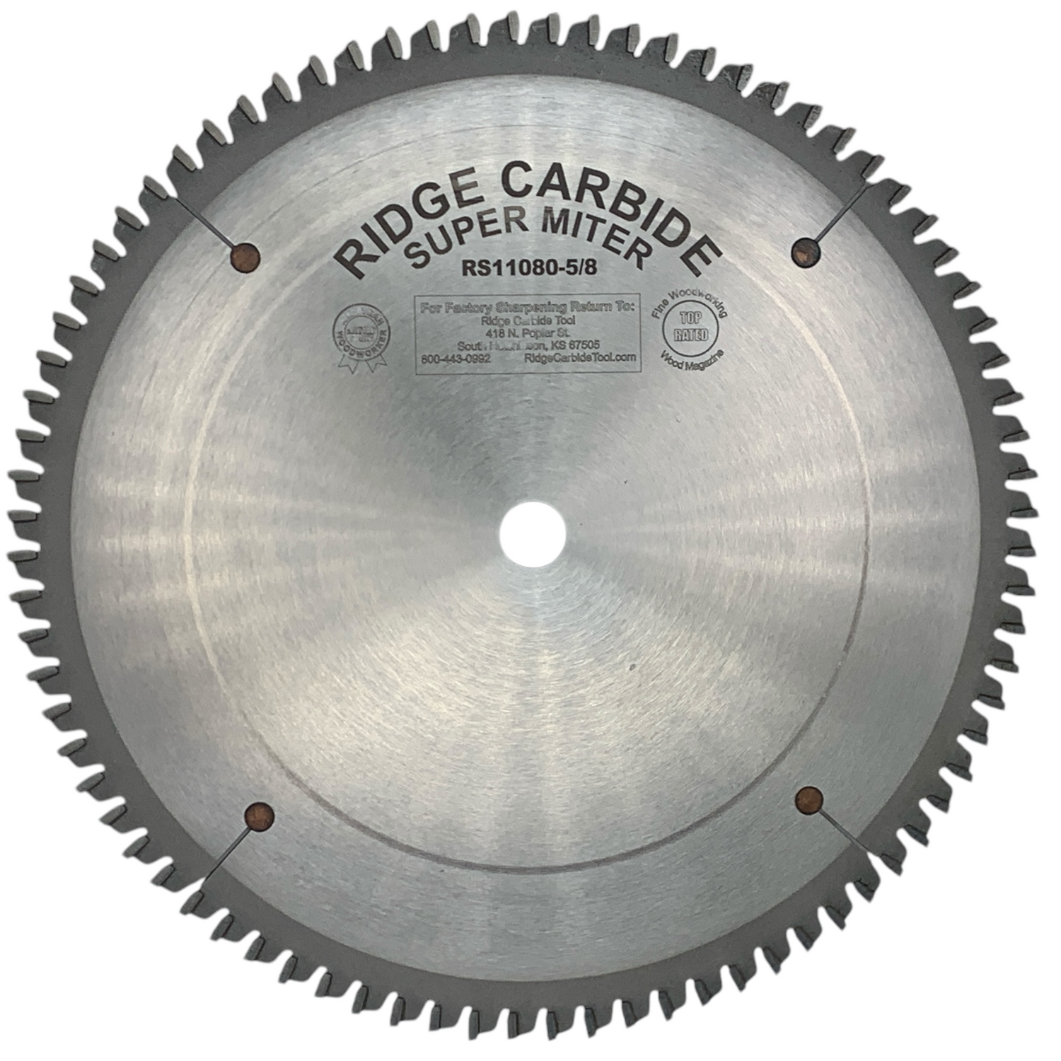 10" X 80T Cross-Cutting Miter / Radial Saw Blade for Wood (RS1000-AR)