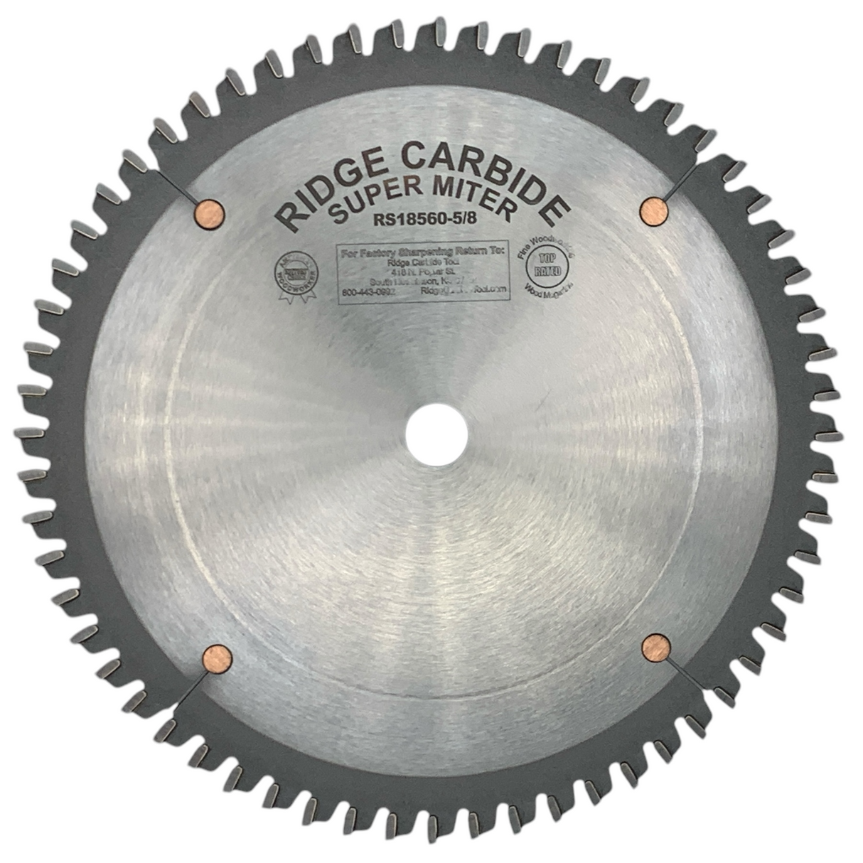 8-1/2" X 60T Cross-Cutting Miter / Radial Saw Blade for Wood (RS1000-AR)