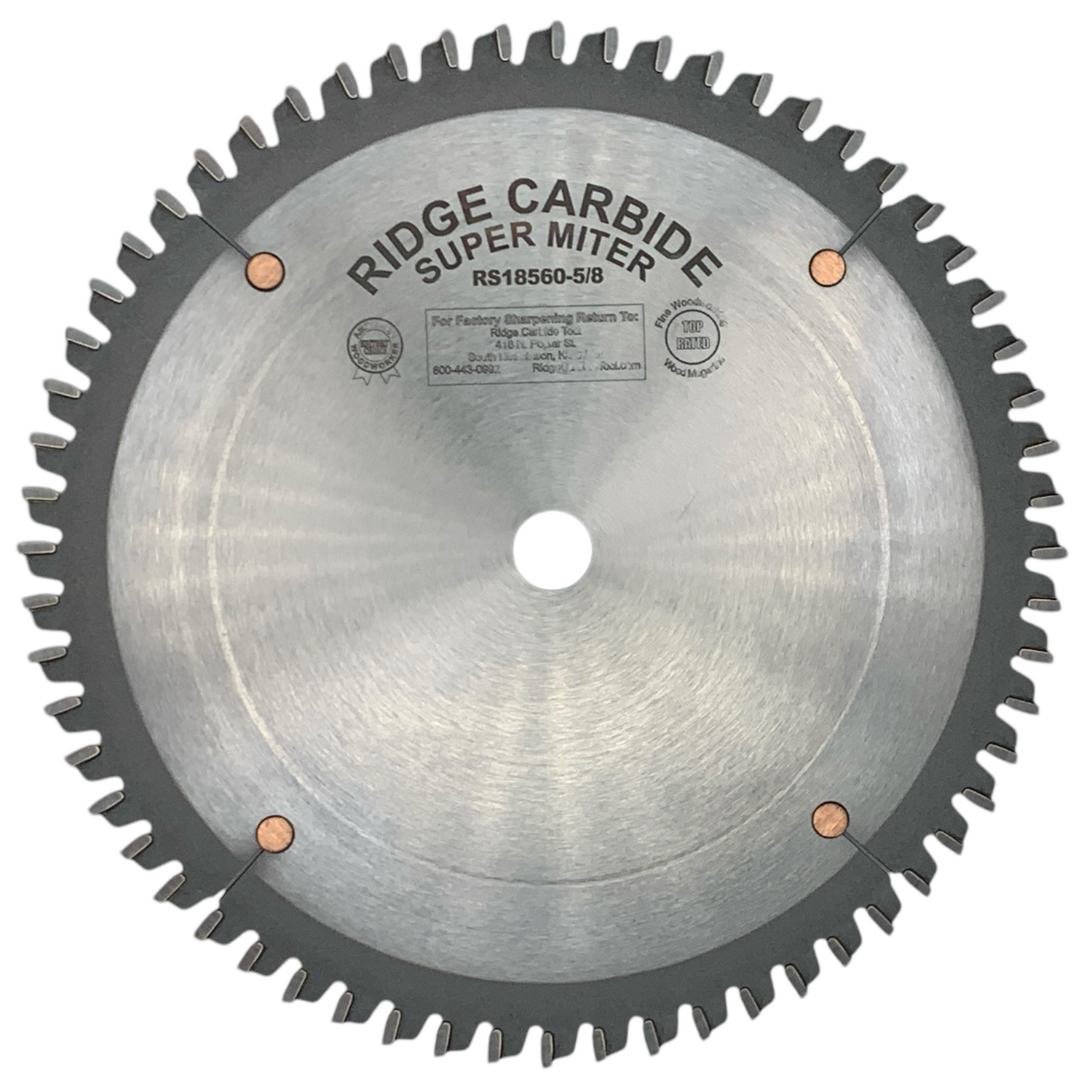 8-1/2" X 60T Cross-Cutting Miter / Radial Saw Blade for Wood (RS1000-AR)