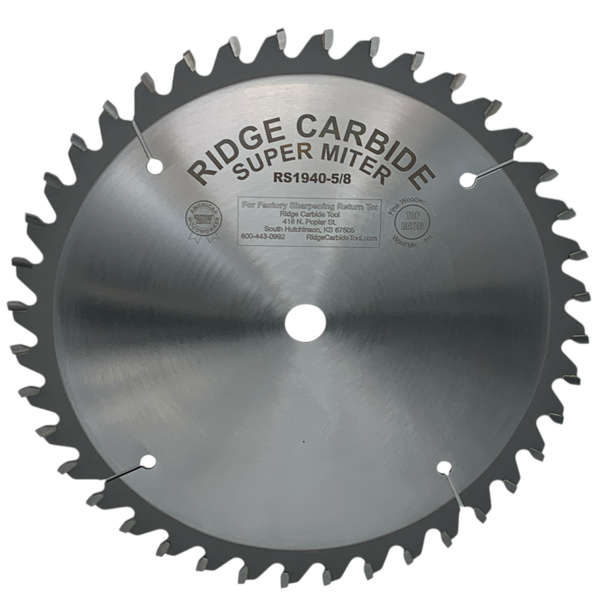 9" X 40T Cross-Cutting Miter / Radial Saw Blade for Wood (RS1000-AR 4+1)