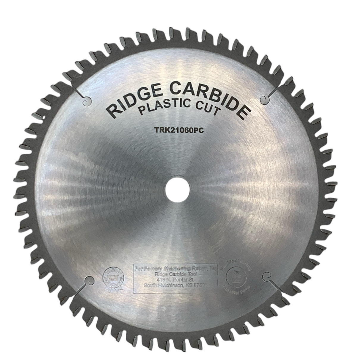 210 mm X 60T Track Saw Blade for Plastic (TC45)