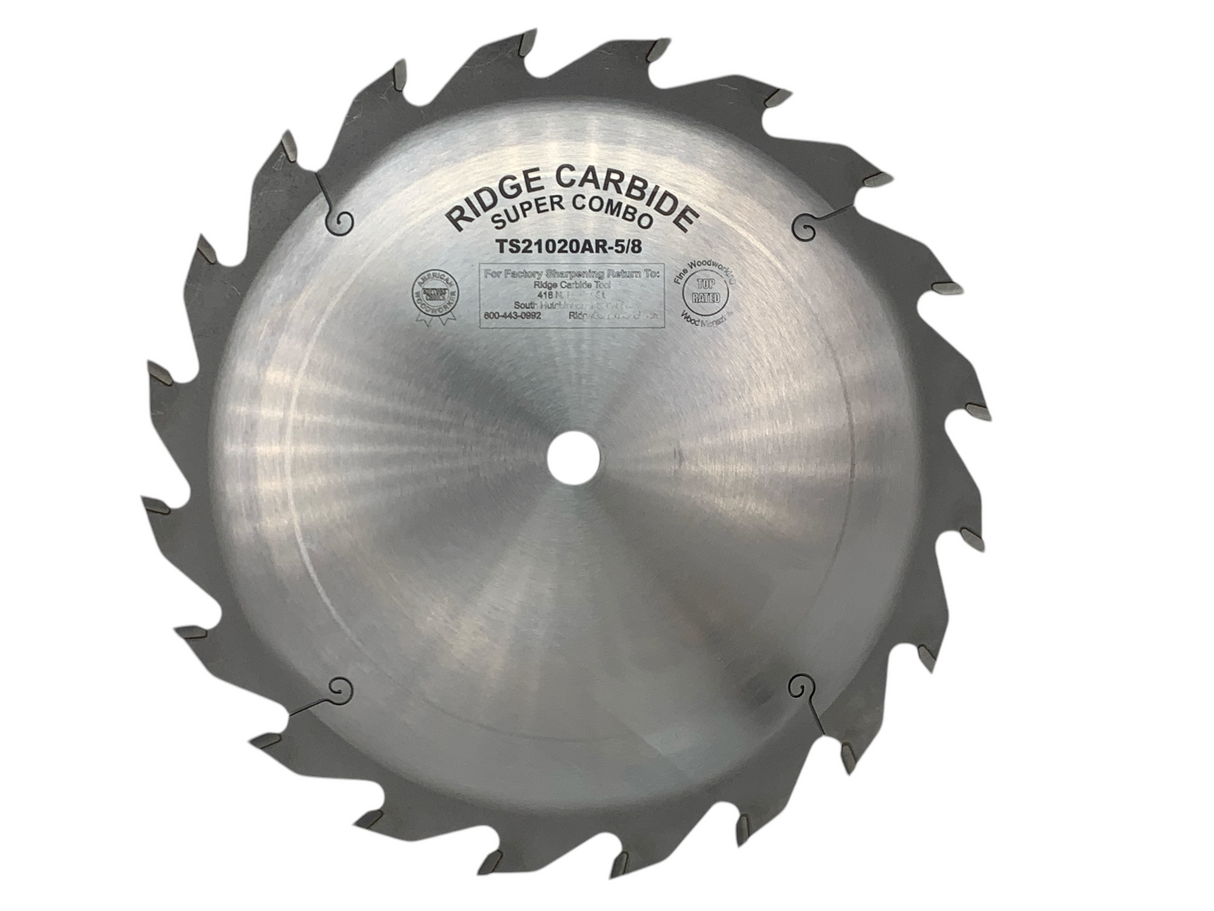 10" X 20T Rip and Cross Cutting Table Saw Blade for Hardwood (TS2000-STR)