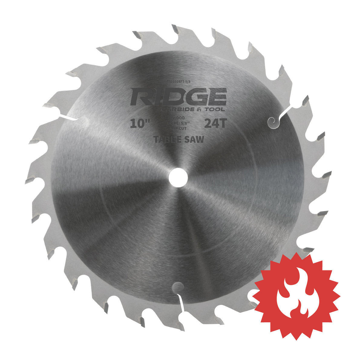 10" X 24T Ripping Table Saw Blade for Hardwood (TS2000-STR)