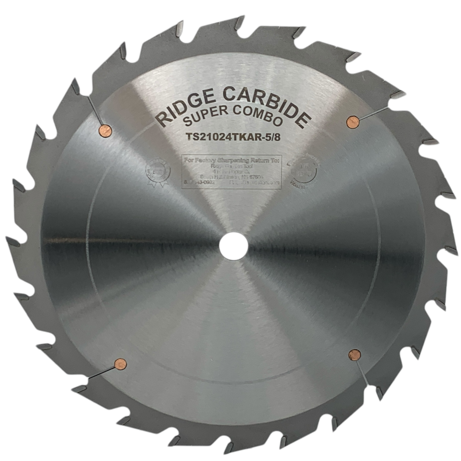 10" X 24T Rip and Cross Cutting Table Saw Blade for Hardwood - Thin Kerf (TS2000-AR)