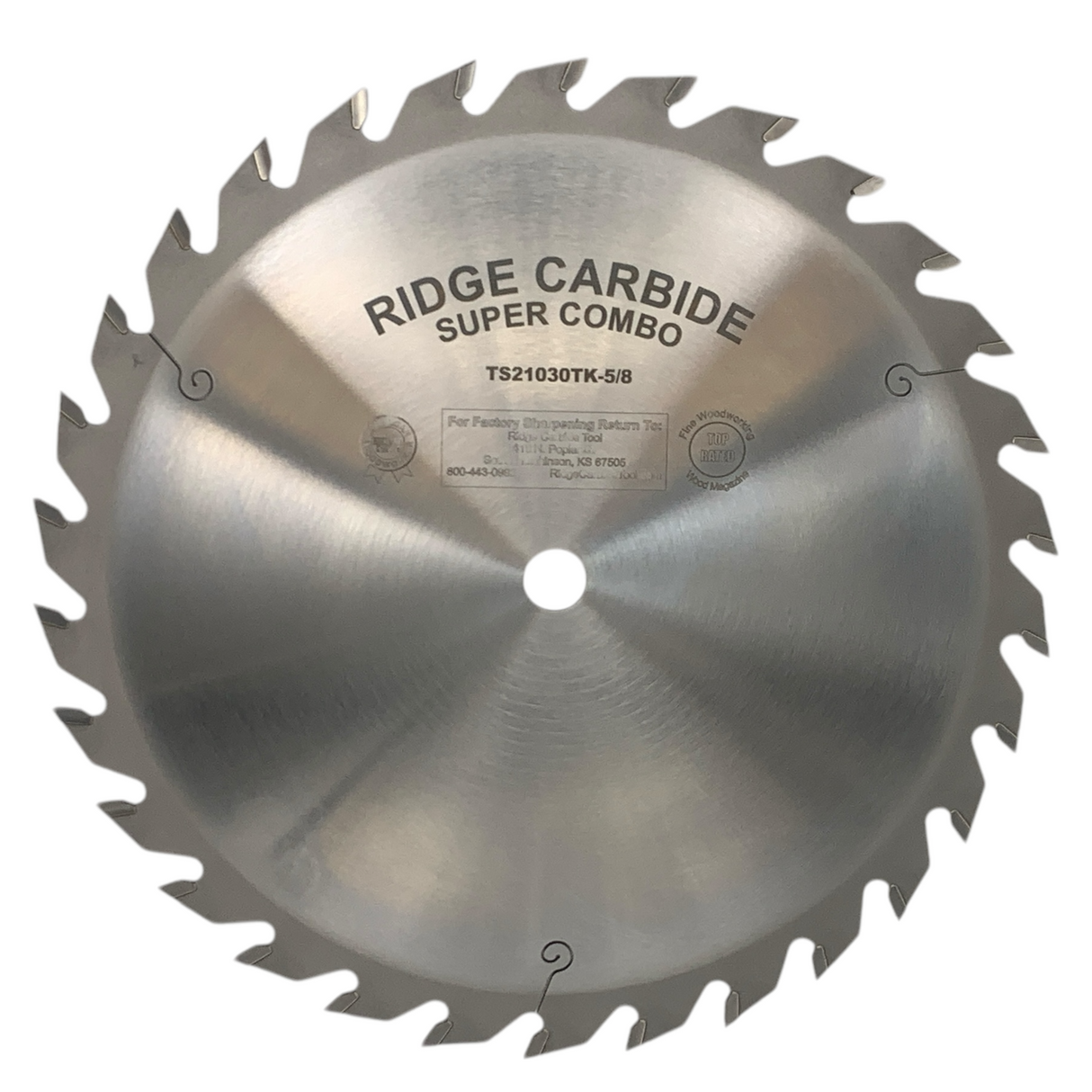 10" X 30T Rip and Cross Cutting Table Saw Blade for Hardwood - Thin Kerf (TS2000-AR)