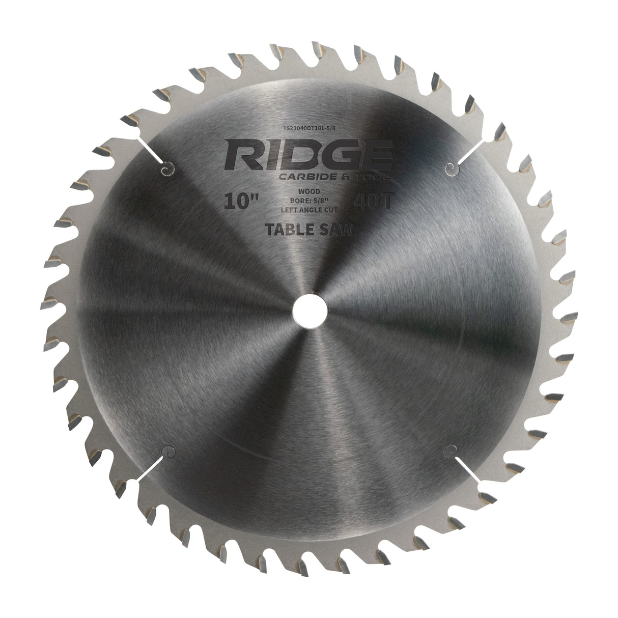 10" x 40T Dovetail Saw Blade - LEFT Tilt