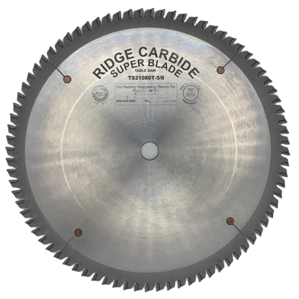 10" X 80T Ripping Table Saw Blade for Wood (TS2000-TCG)