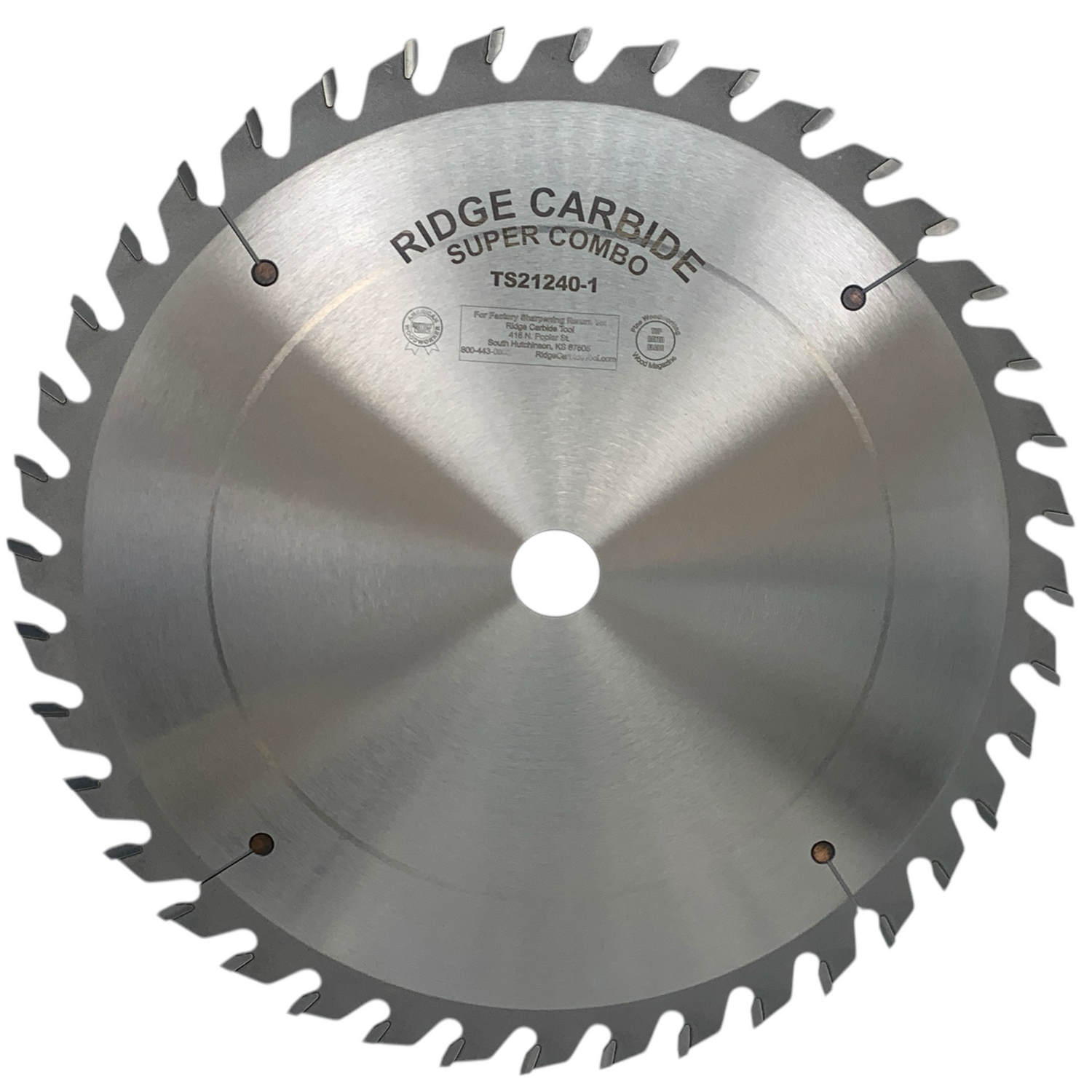 12" X 40T Rip and Cross Cutting Table Saw Blade for Wood (TS2000-AR)