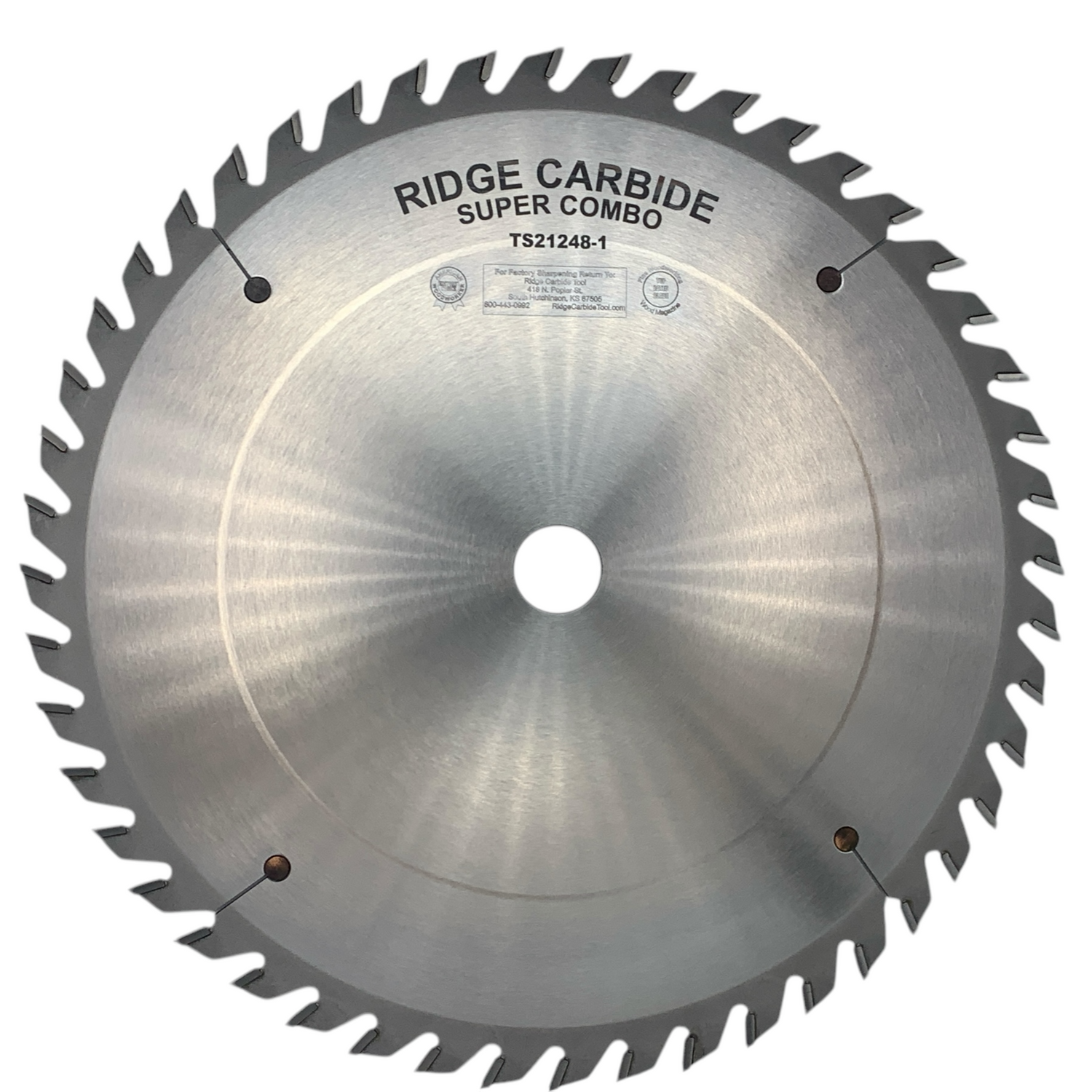 12" X 48T Rip and Cross Cutting Table Saw Blade for Wood (TS2000-AR)