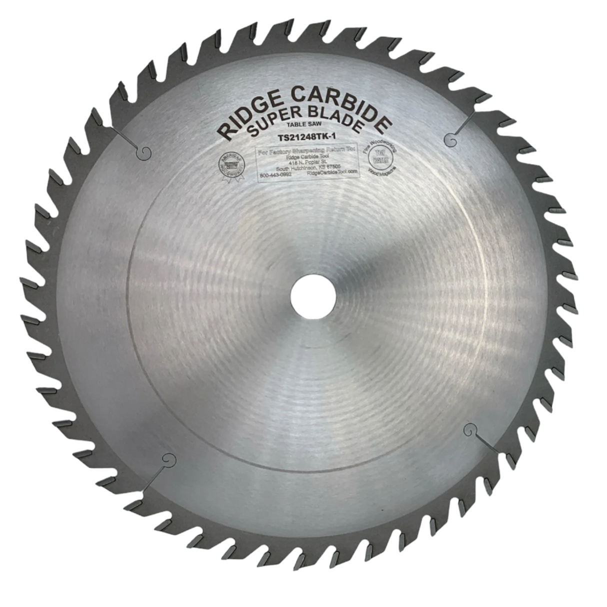 12" X 48T Rip and Cross Cutting Table Saw Blade for Wood (TS2000-AR)