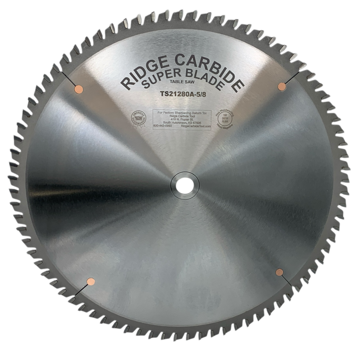 12" X 80T Cross Cutting Table Saw Blade for Wood (TS2000-AR)