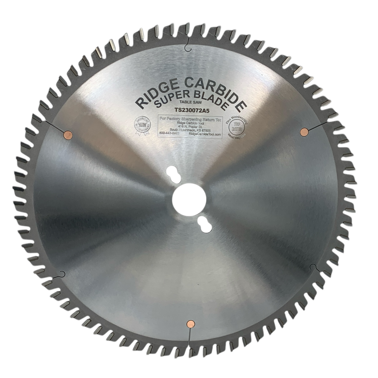 300mm x 72T 30mm Bore +5 Hk .087 / .125" TS2000 Panel Saw