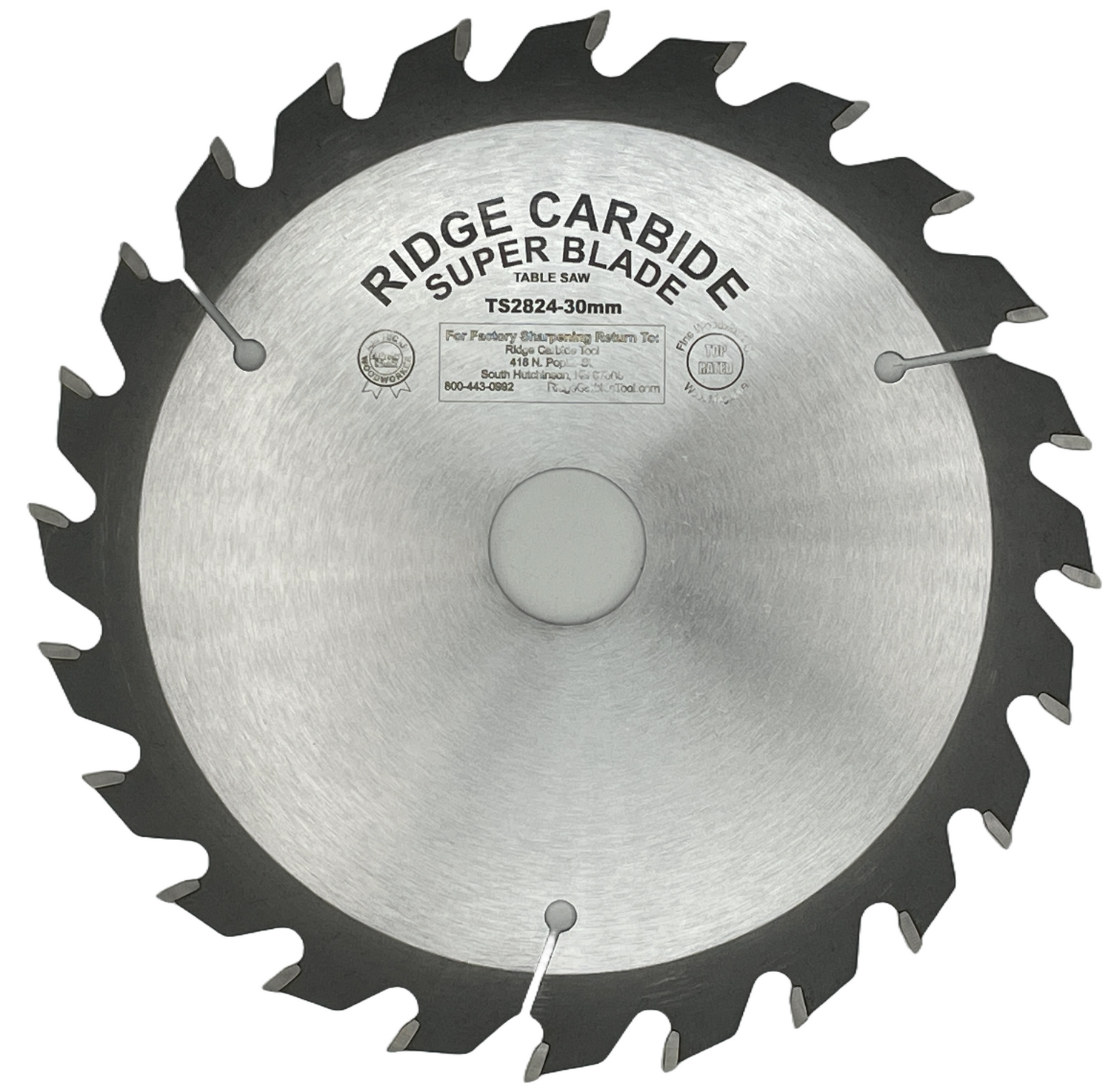 9" X 24T Rip and Cross Cutting Table Saw Blade for Wood (TS2000-AR)