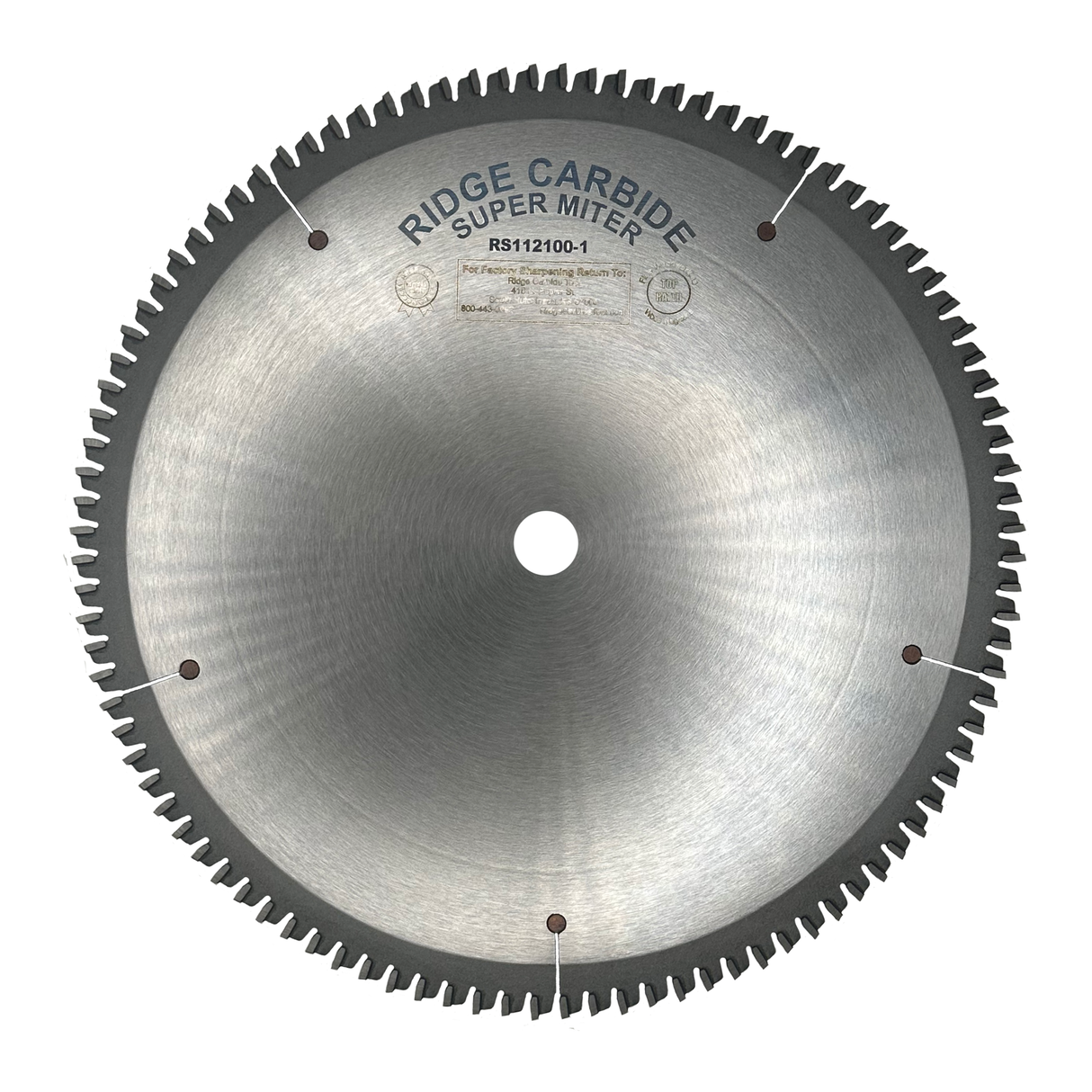12" X 100T Cross-Cutting Miter / Radial Saw Blade for Wood (RS1000-AR)