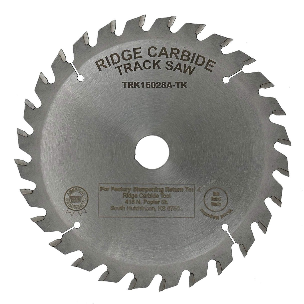 160 mm X 28T Rip and Cross Cutting Track Saw Blade for Wood - Thin Kerf (AR)