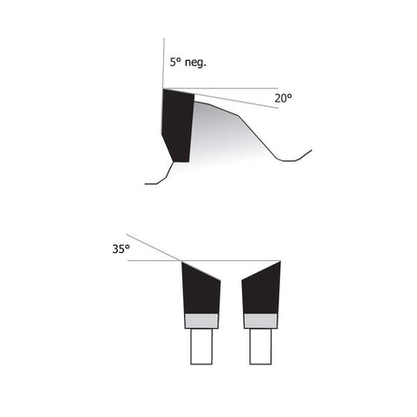 12" x 100 30deg ATB -5 Hk .095 / .125 Melacrafter Saw Blade