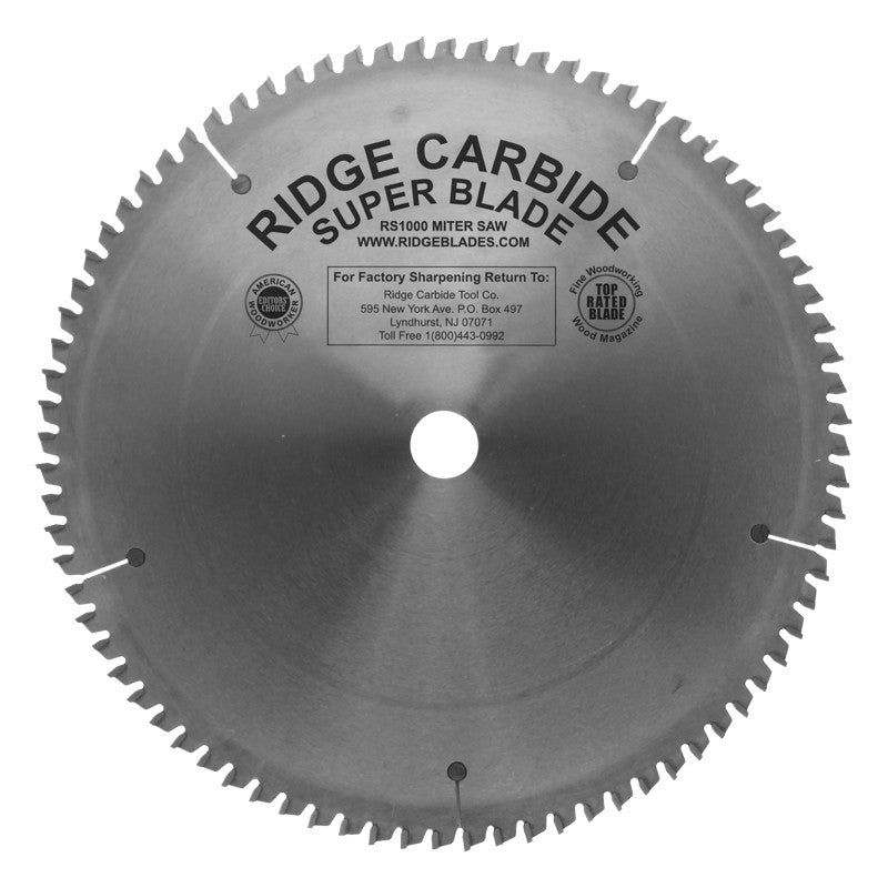 15" X 100T Cross-Cutting Miter / Radial Saw Blade for Wood (RS1000)