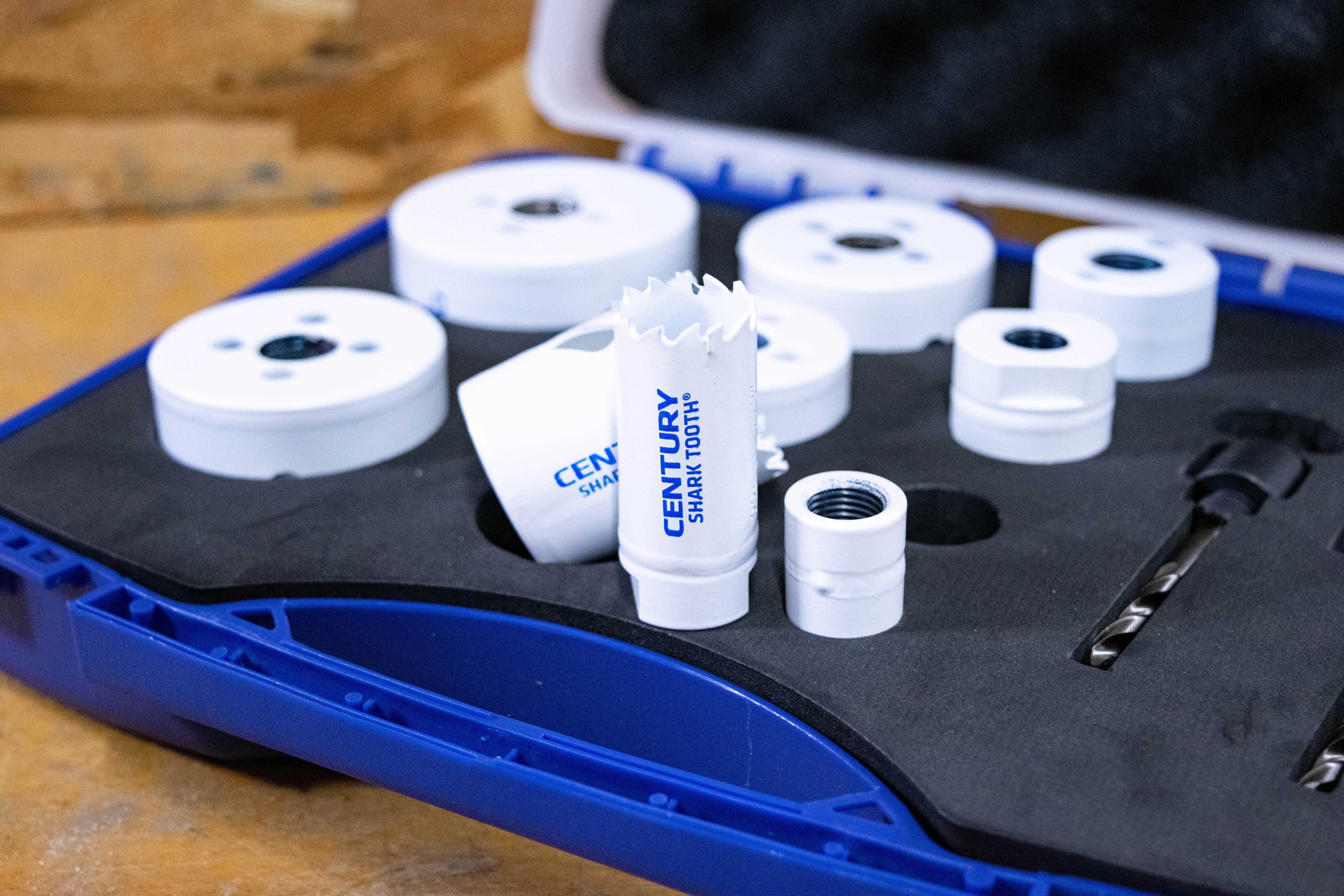 13-Piece Shark Tooth Bi-Metal Hole Saw Set | Cuts Metal, Wood