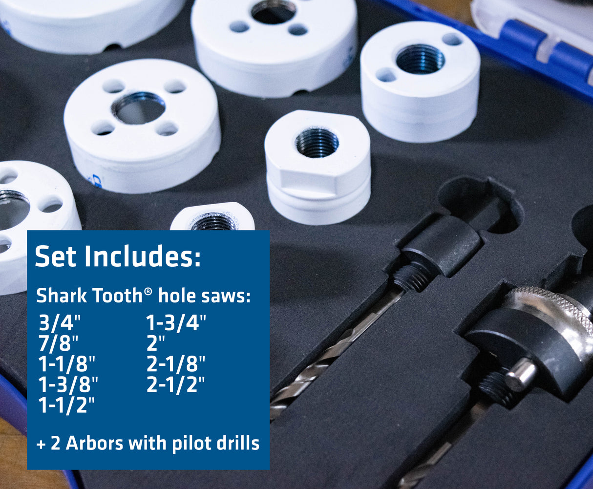 13 Piece Shark Tooth® Bi-Metal Hole Saw Set