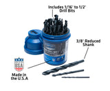 29 Piece Pro Grade Black Oxide Drill Bit Sets
