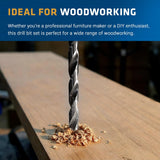 25 Piece Brad Point Wood Bit Set