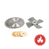 8" x 24T x 8 pc x 4T Chipper Super Dado