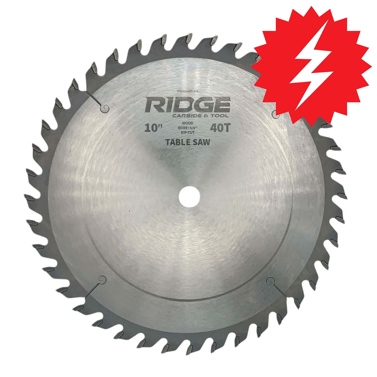 10" X 40T Box Joint / Rip Saw Blade for Wood (TS2000-STR)