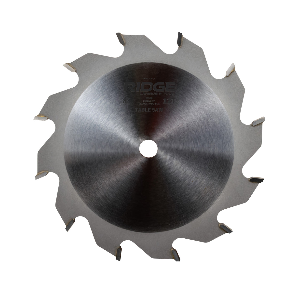 8" x 5/16" Kerf x 12T STR Groover Saw Blade