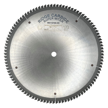 12" X 100T Cross-Cutting Miter / Radial Saw Blade for Wood (RS1000-AR 4+1)