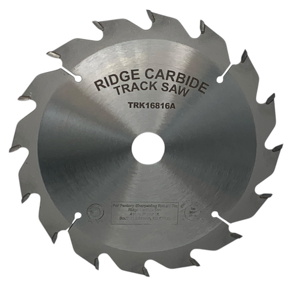 168mm x 16T ATB 20mm +20 1.2/1.8 M5 THIN KERF Track Saw Rip Blade