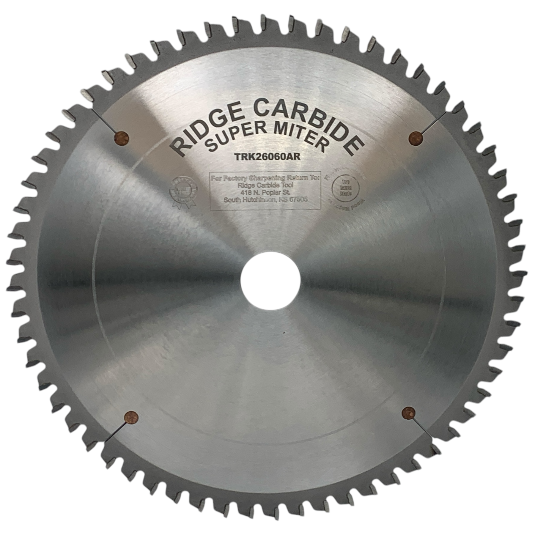 260mm X 60T Kapex Miter Saw Blade (AR 4+1) – Ridge Carbide Tool