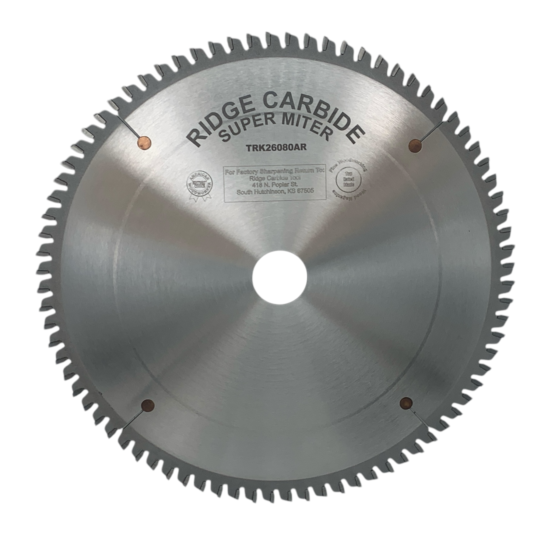 260mm X 80T Kapex Miter Saw Blade (AR 4+1) – Ridge Carbide Tool