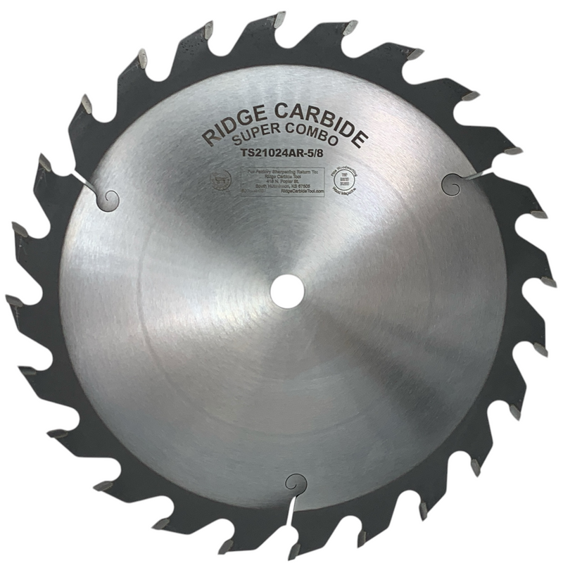 Table Saw Blades | Carbide Tipped Rip & Crosscut for Woodworking ...
