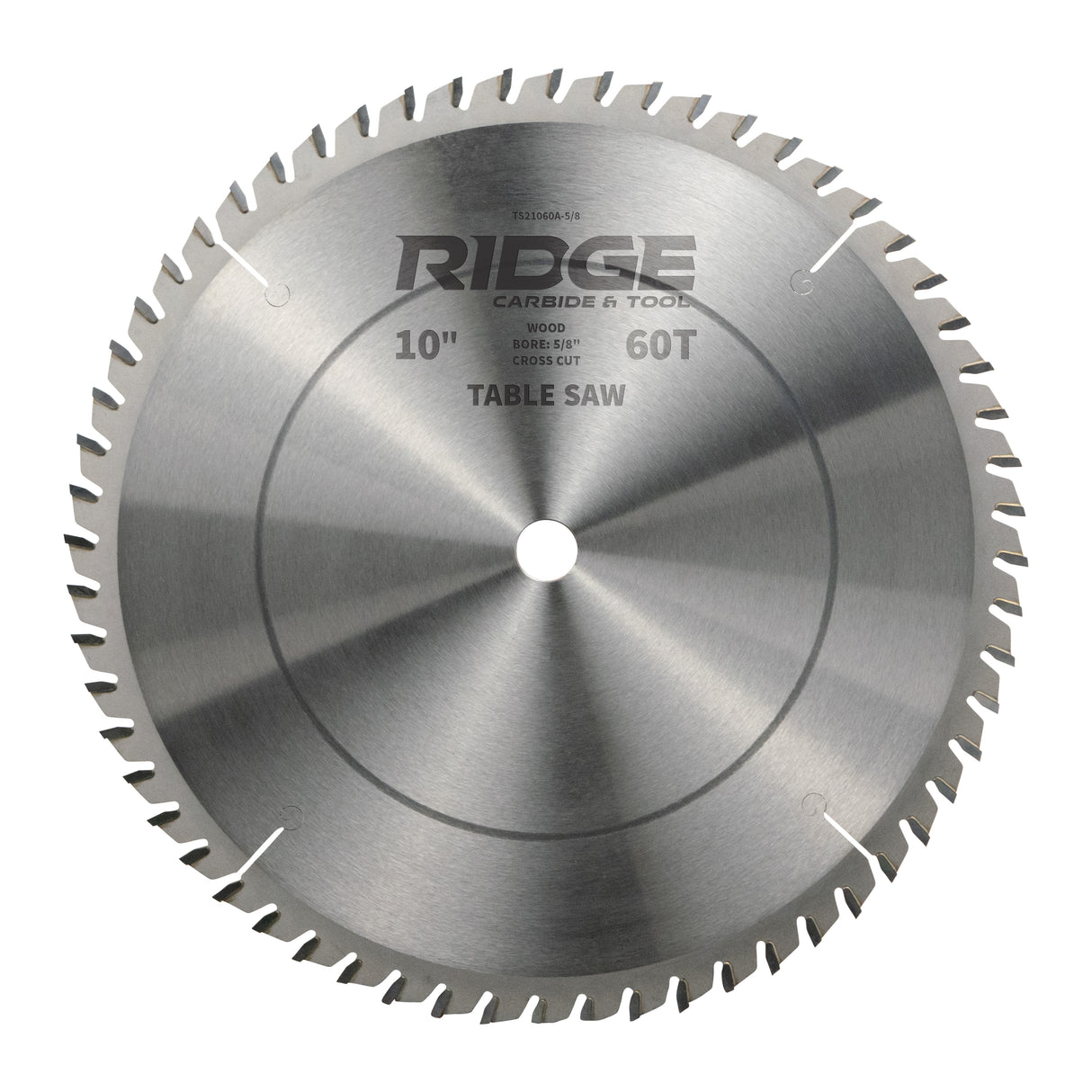 10" X 60T Rip and Cross Cutting Table Saw Blade for Wood (TS2000-ATB)