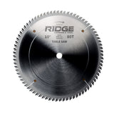 10" X 80T Rip and Cross Cutting Table Saw Blade for Wood (TS2000-ATB)