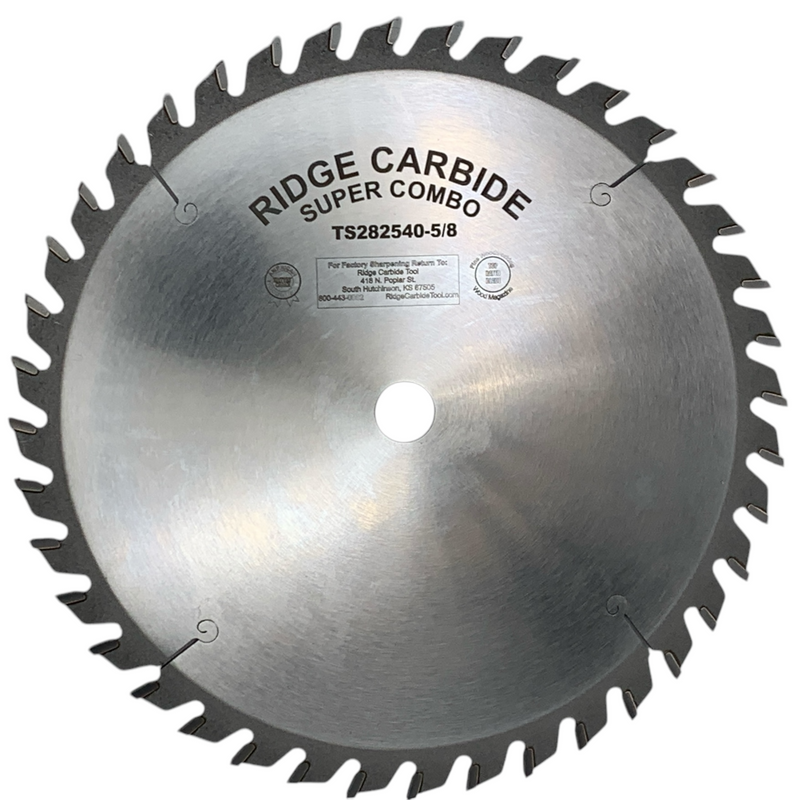 Premium Carbide Saw Blades & Dado Sets | Ridge Carbide Tool